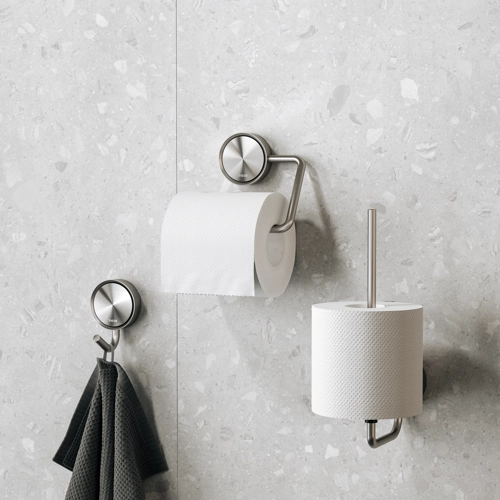 Tiger Ace Toiletrolhouder zonder klep RVS geborsteld