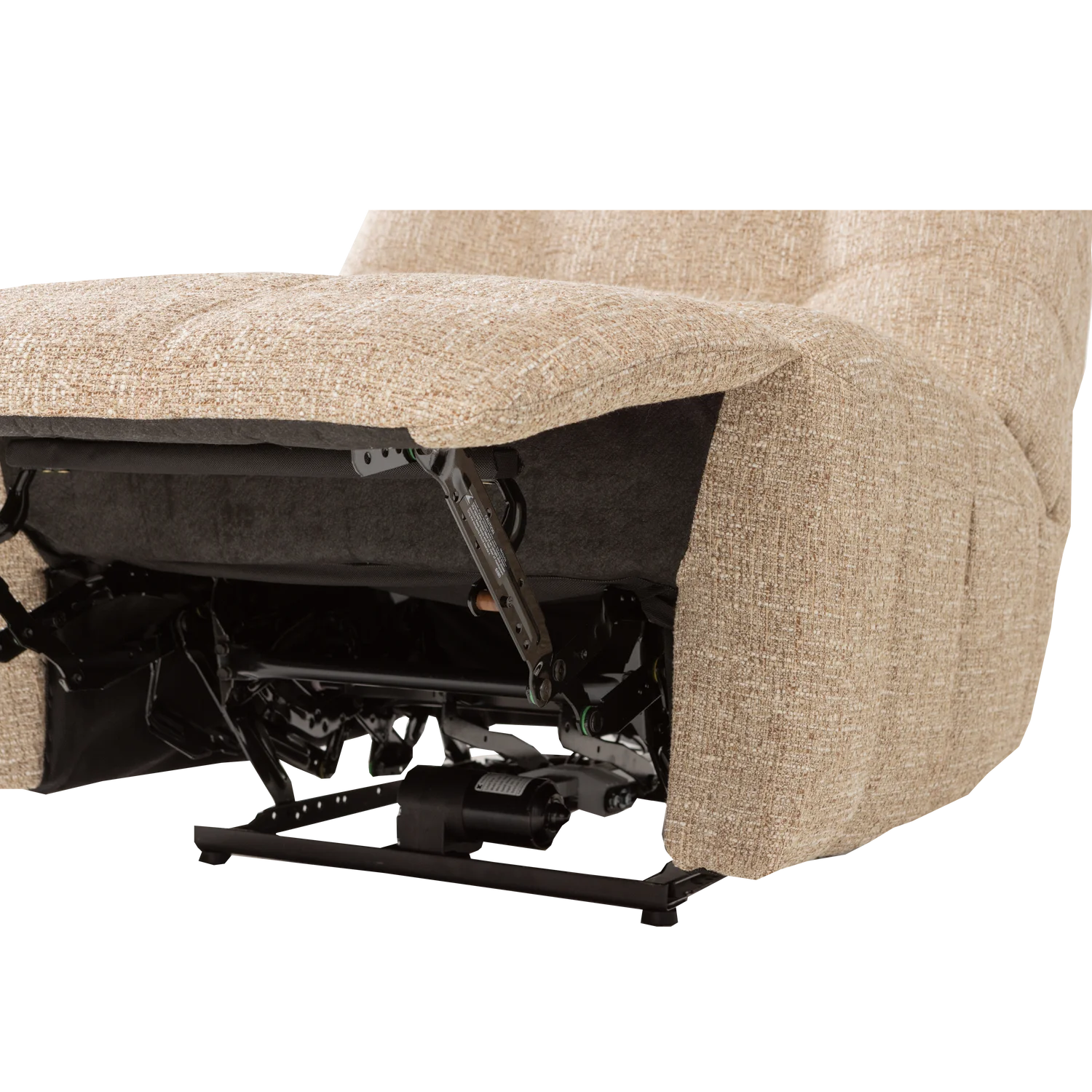 WOOOD Hein relaxfauteuil elektrisch naturel melange