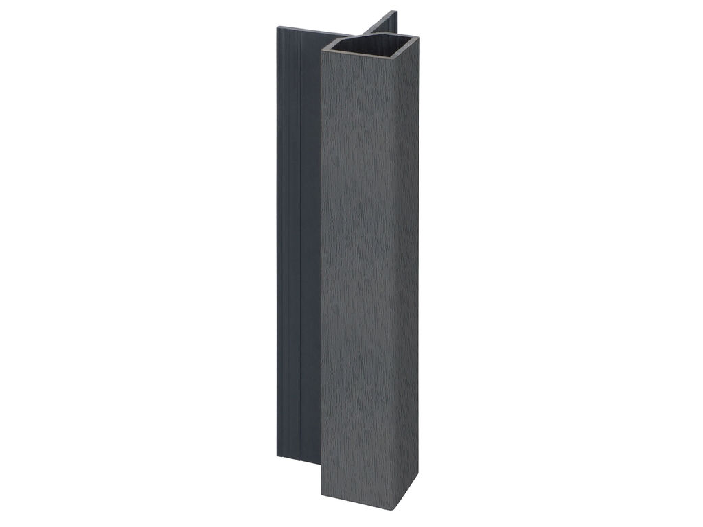 Keralit uitwendig hoekprofiel 32x32mm antraciet 4 meter