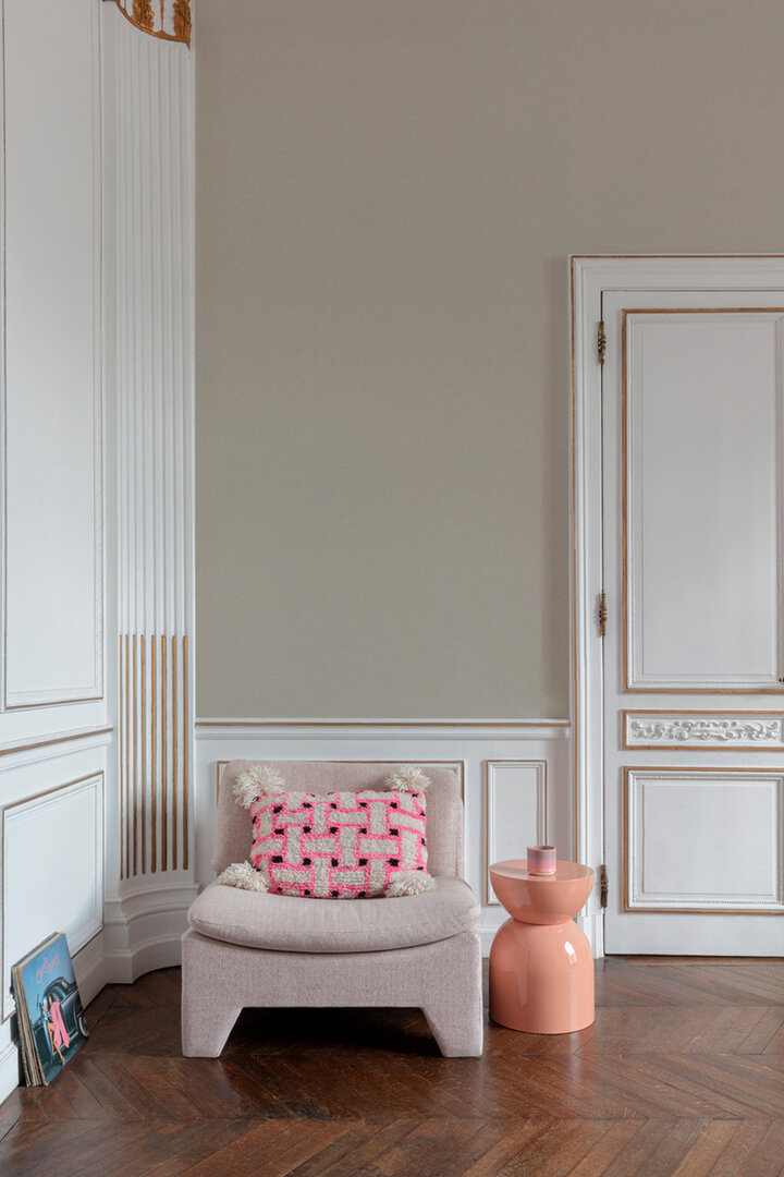 Dutch Wallcoverings Linen Textures vliesbehang taupe