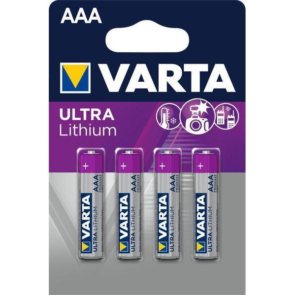 Varta 6103 Lithium AAA (4 stuks)