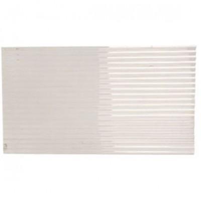Golfplaat PVC Naturel 66x122 cm. 32/09