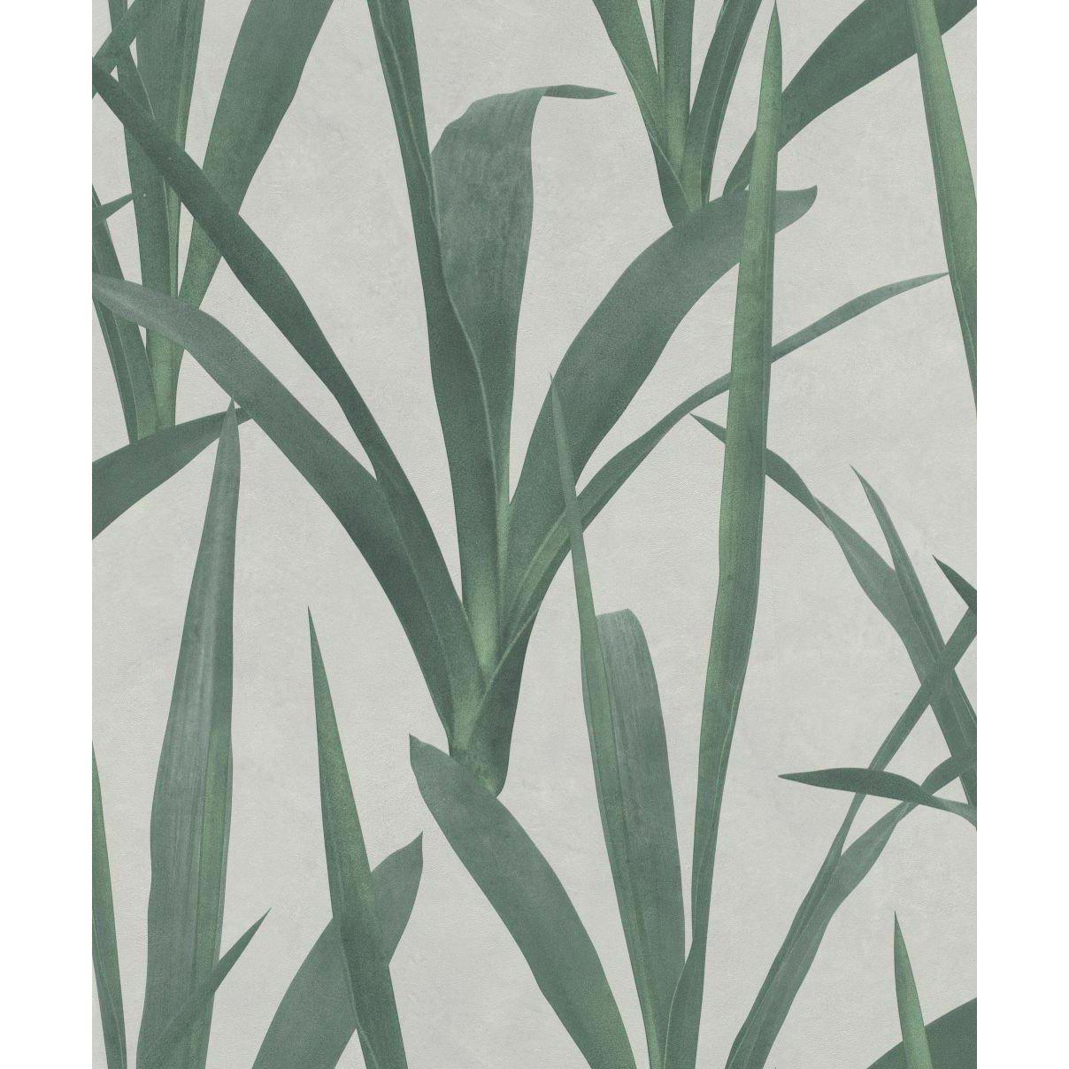 Rasch vliesbehang blad groen