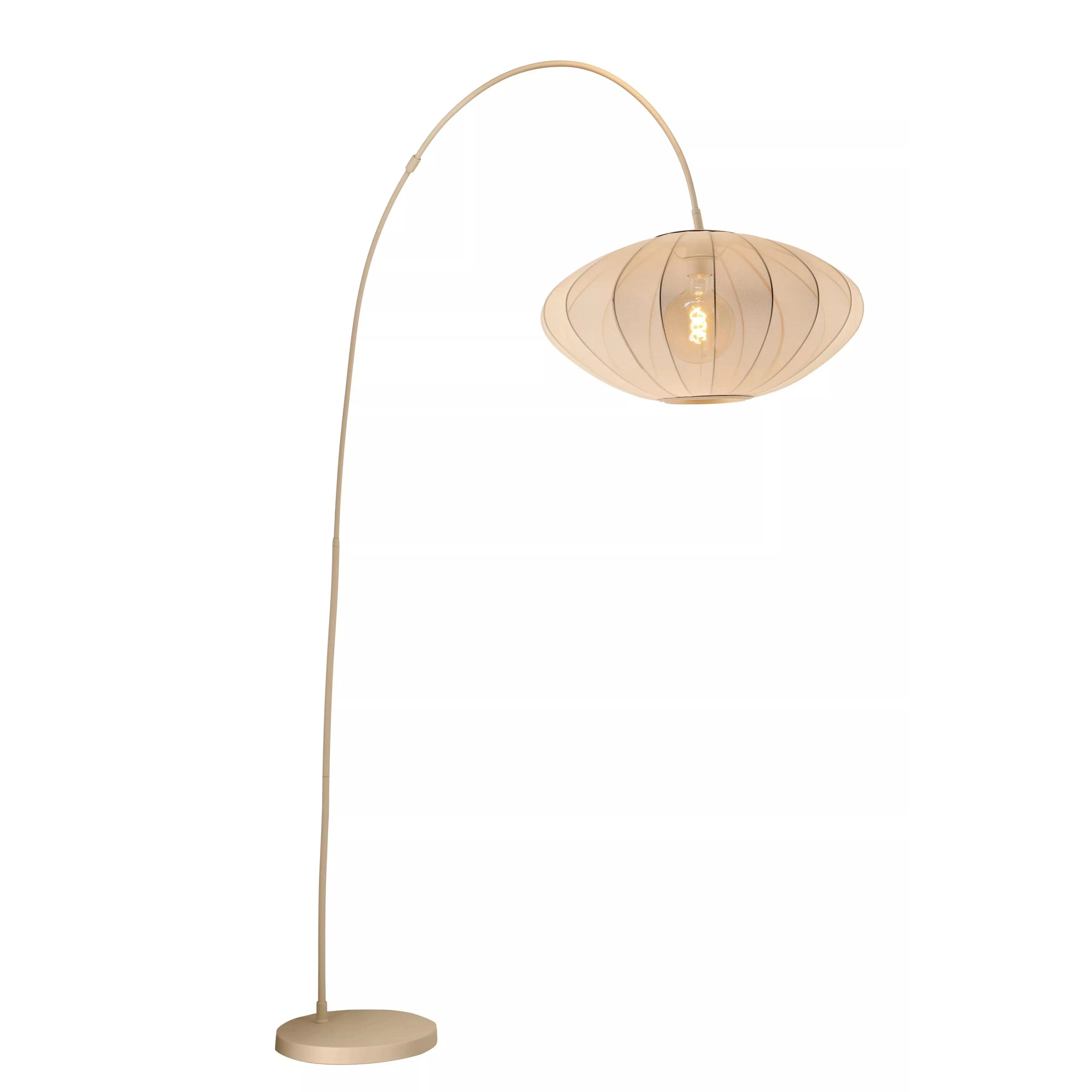 Lucide CORINA - Booglamp - 1xE27 - Beige