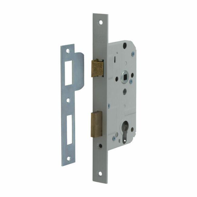 Nemef cilinderslot type 569/4, rechts en links 150 x 26 x 3 mm gelakt