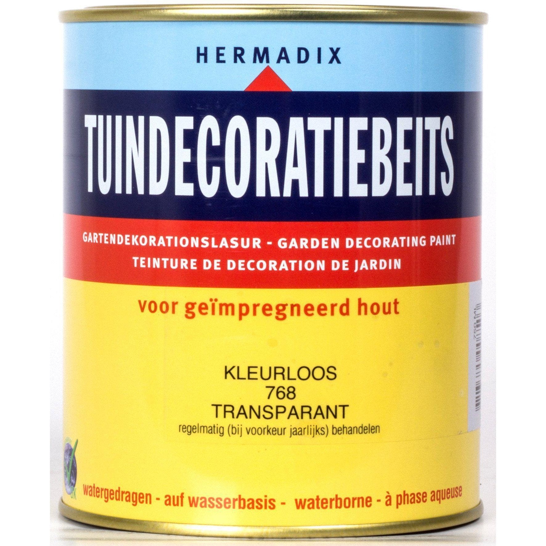 Hermadix tuindecoratiebeits 768 kleurloos 750 ml