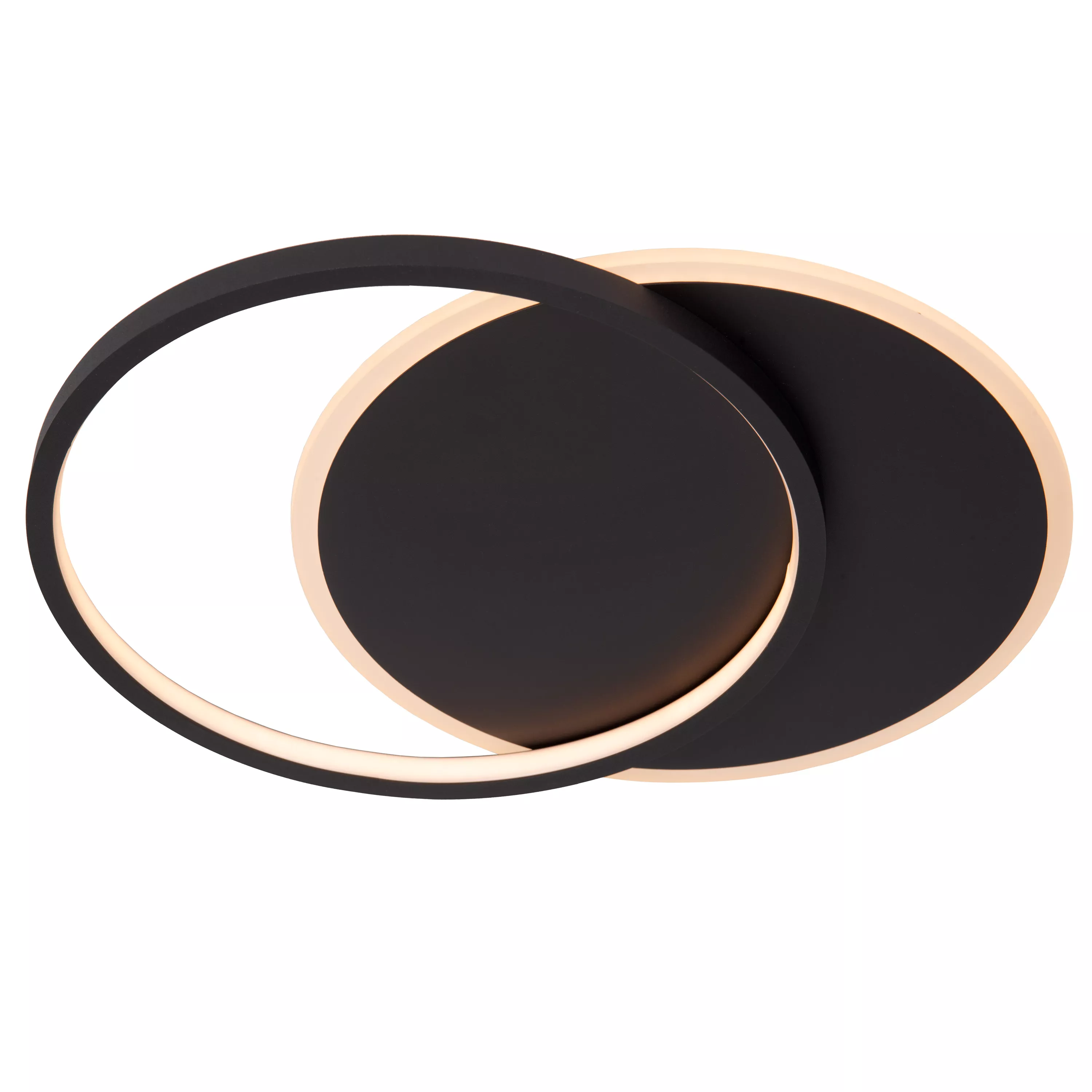 Lucide AXELLE - Plafonnière - LED Dimb. - 1x24W 2700K - 3 StepDim - Zwart