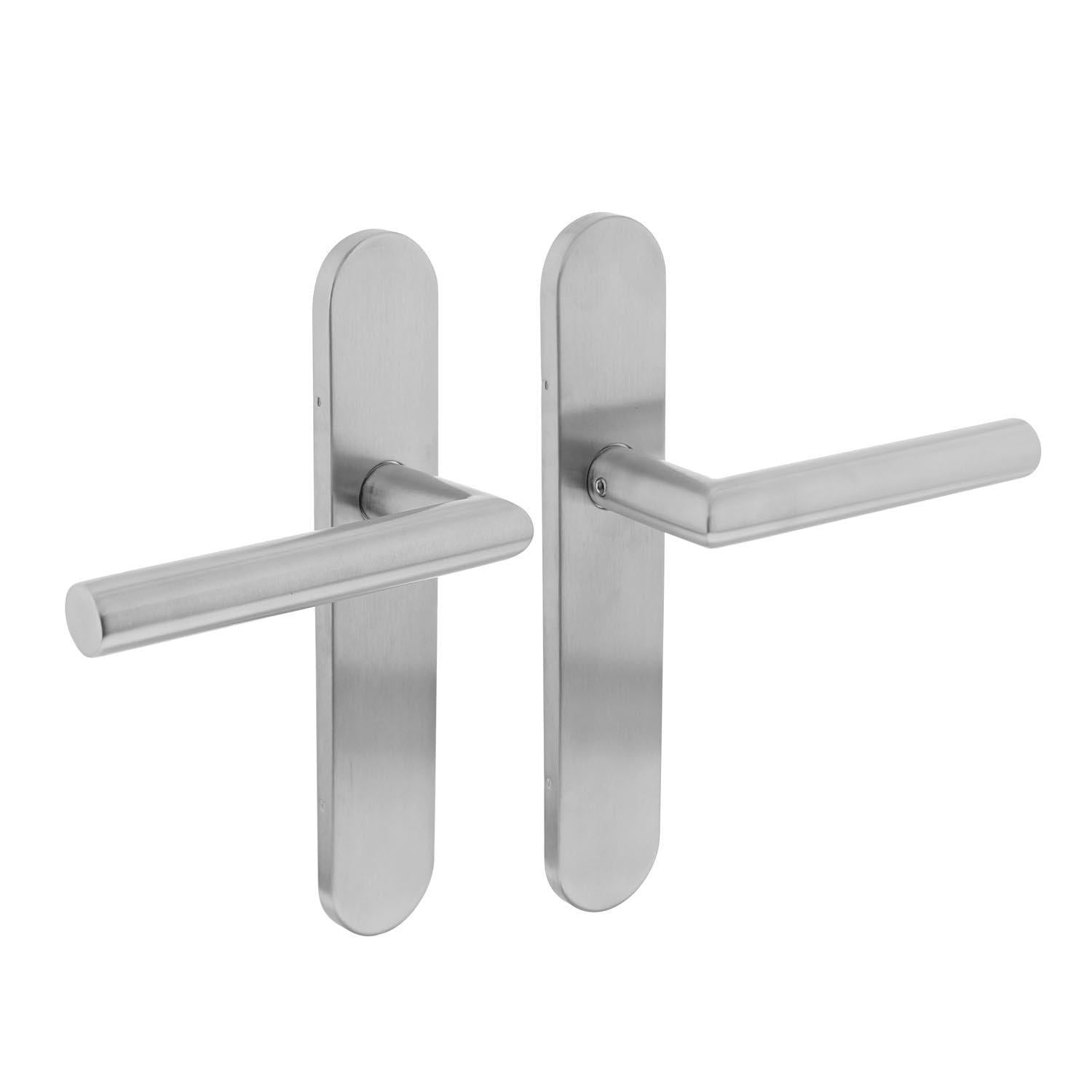 Intersteel deurkruk Hoek 90 op schild