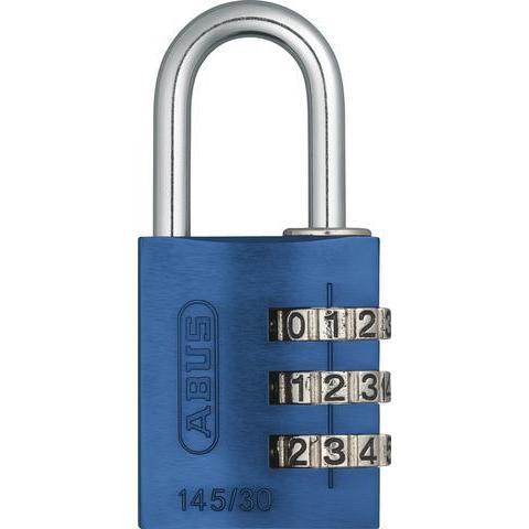 Abus cijferhangslot 145/30 color metal