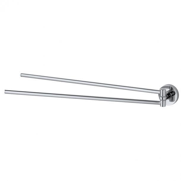 Haceka Kosmos handdoekhouder 2-armig draaibaar chroom