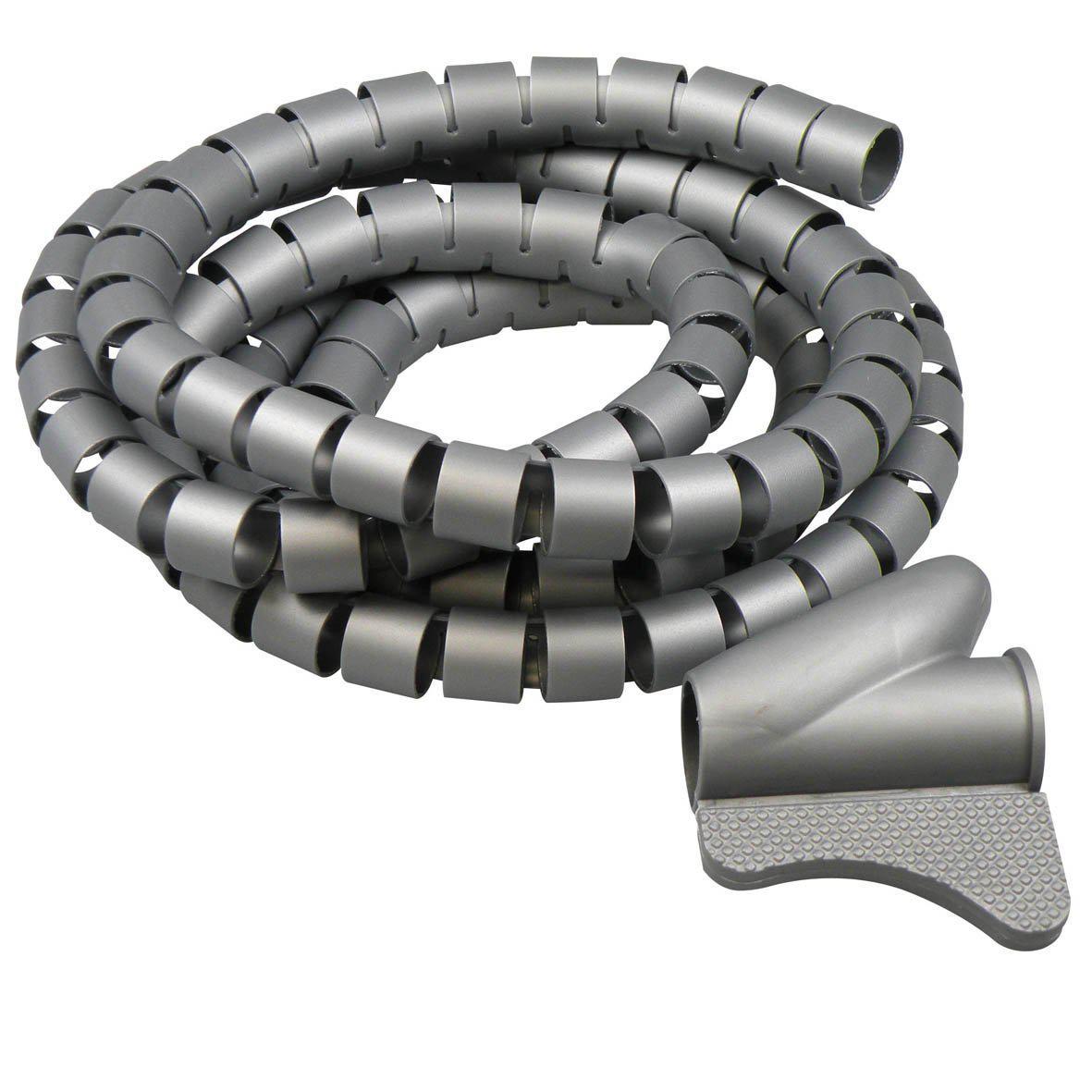 Ritsslang 28 mm. 2 meter Zilver