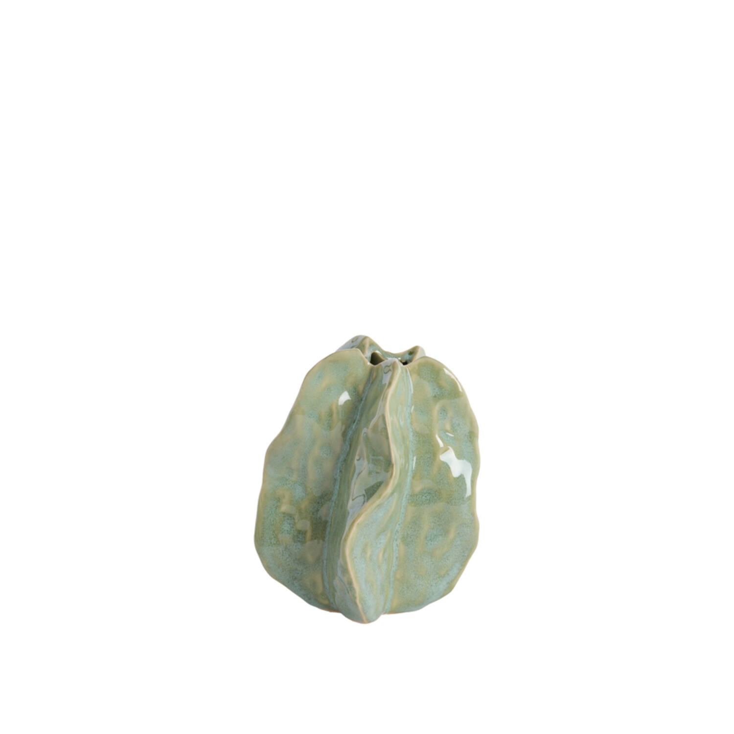 Light & Living Vaas Idrija mintgroen 11,5x10x13,5 cm