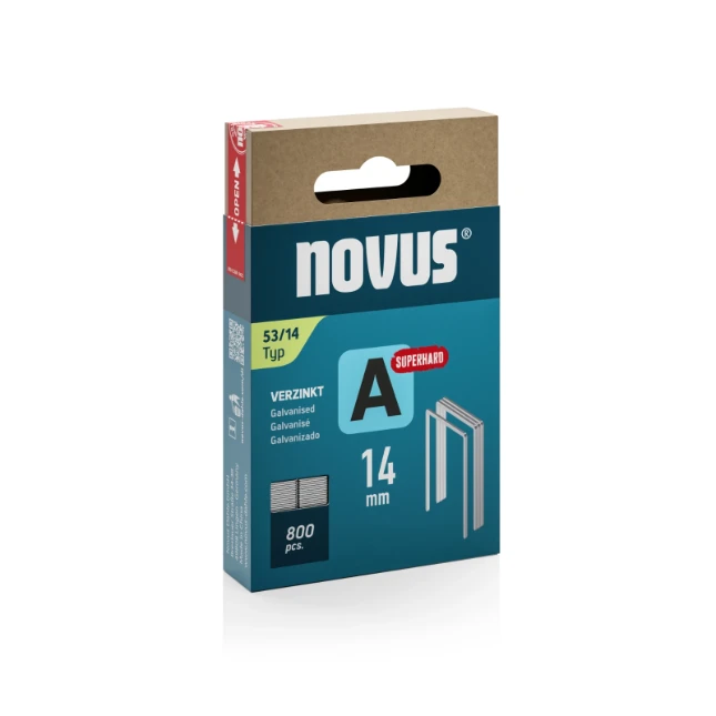 Novus dundraad nieten A 53/14mm SH (1000 stuks)