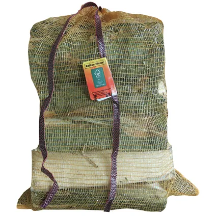 Golden Flame haardhout in netzak