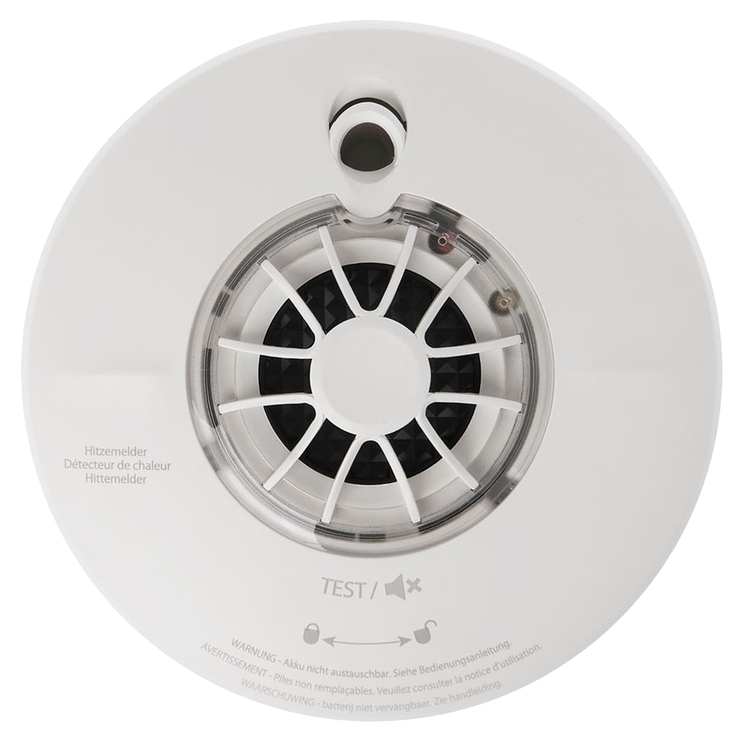 AngelEye hittemelder Zigbee thermistek lithium batterij 13 cm x 60 mm wit