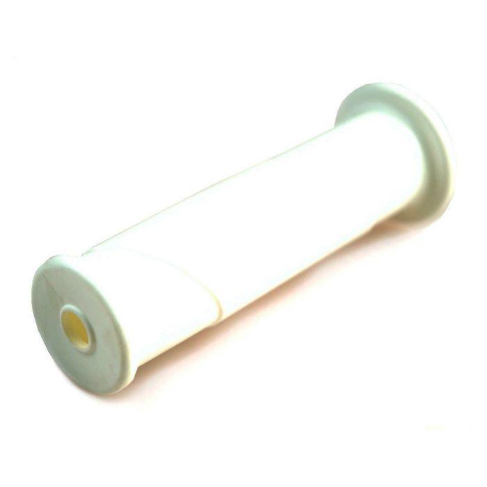 Handvat rond -mm-, wit (2 stuks)