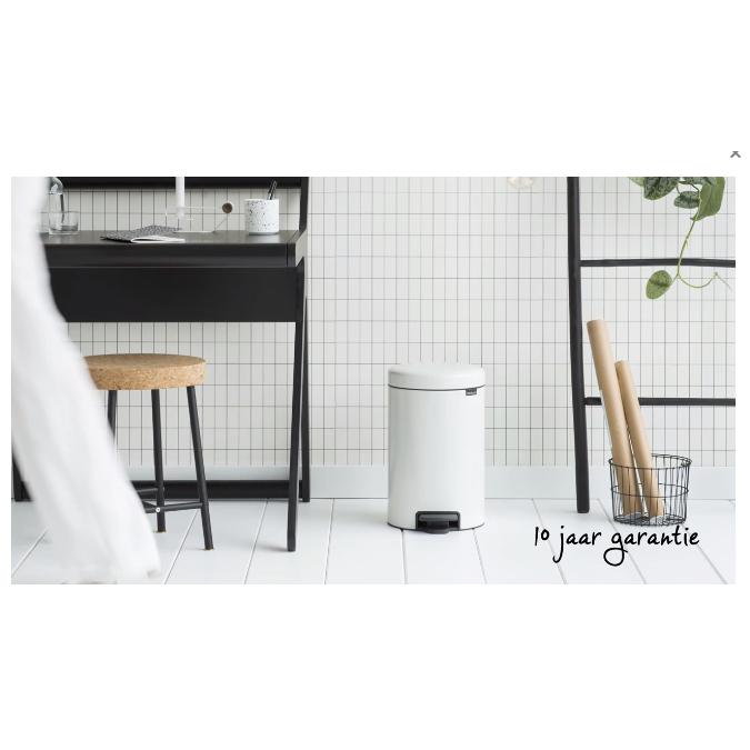 Brabantia NewIcon pedaalemmer 5 ltr. White