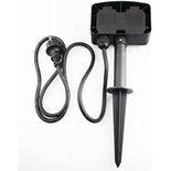 Tuinspies 2V + RA 1.5 meter 3x1.5mm² H05RN-F zwart