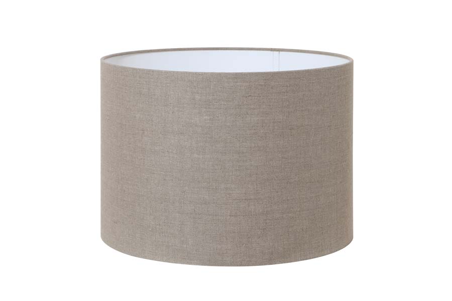 Light & Living kap cilinder Dark Linen grijs