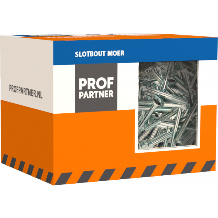 Profp. SLOTBOUT MOER M 8x120 DIN603/555 VERZ