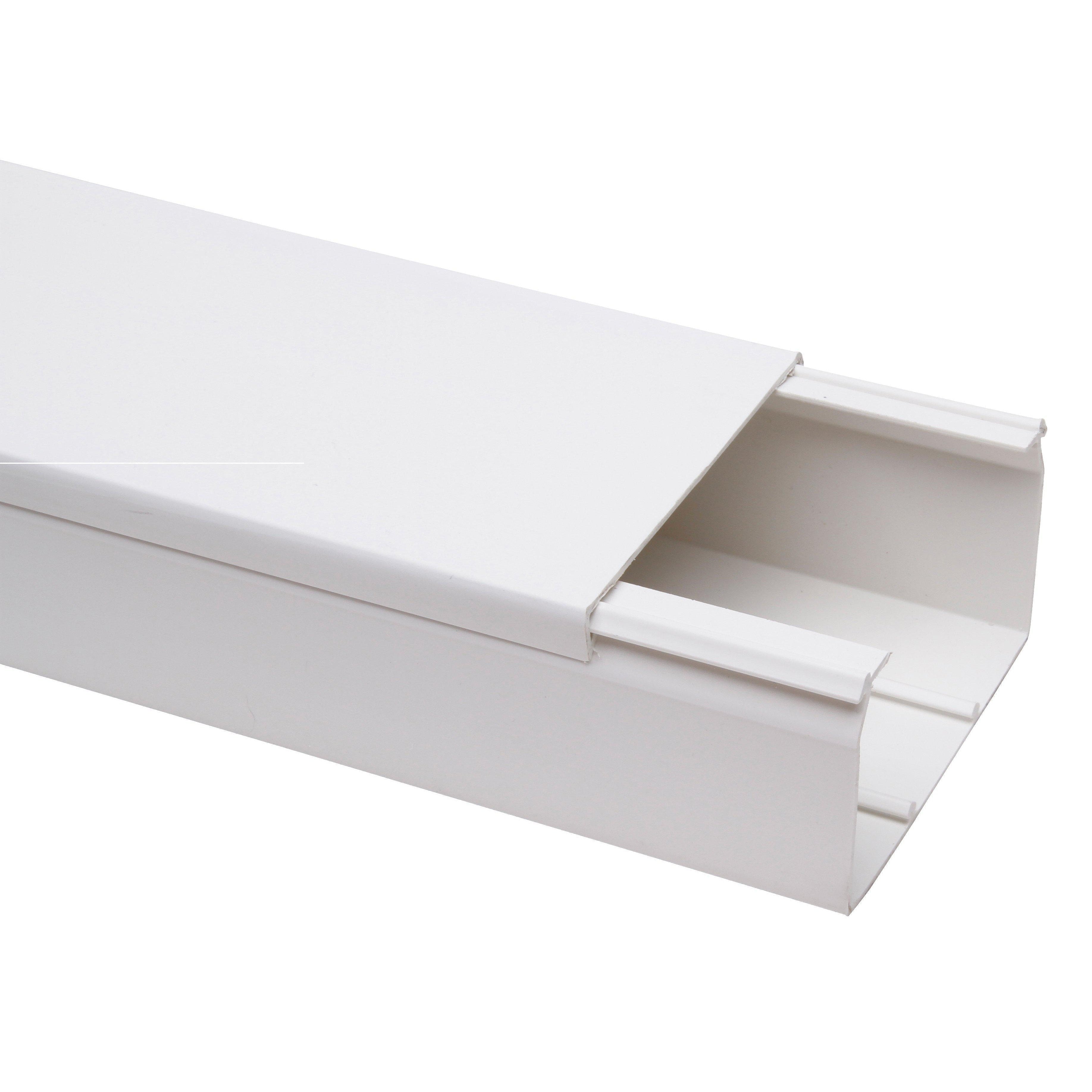 Kopp kabelkanaal 2 mtr. 100x60 wit