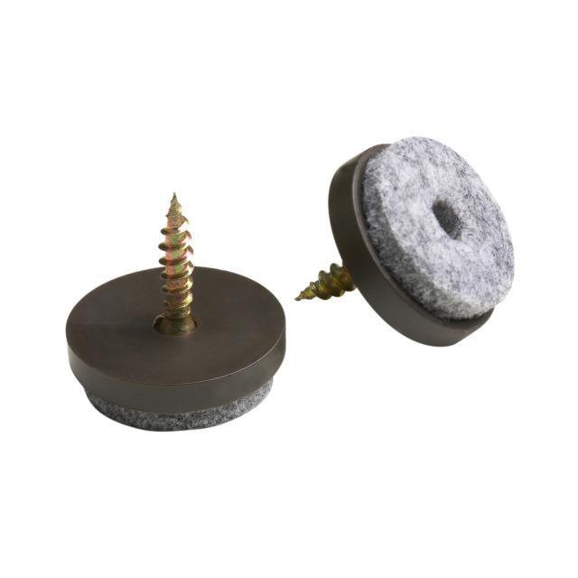 Parketglijder stift 20 mm bruin 20 stuks