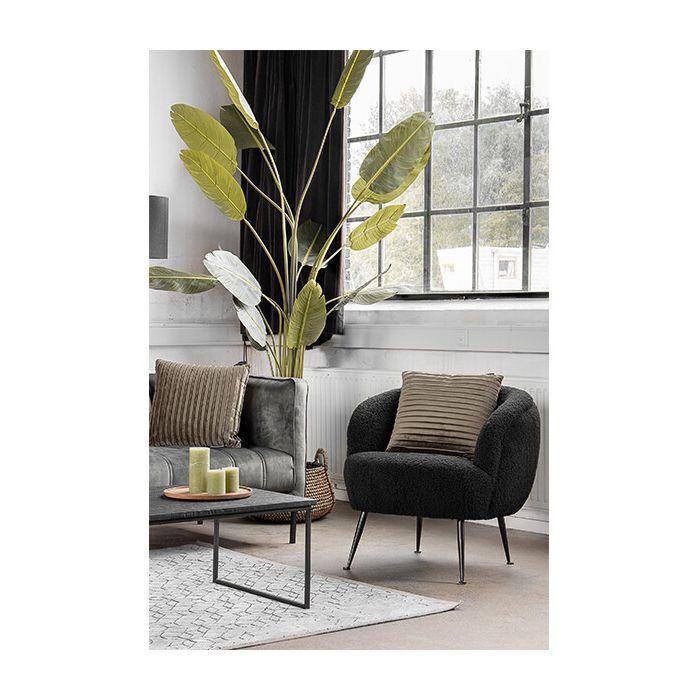 By-Boo Fauteuil Babe - zwart