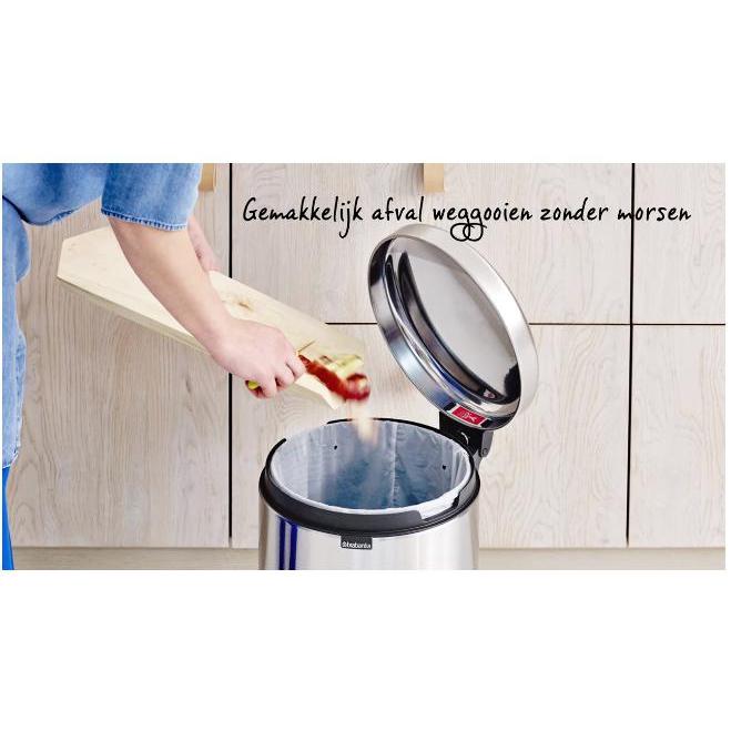 Brabantia NewIcon pedaalemmer 3 ltr Platinum