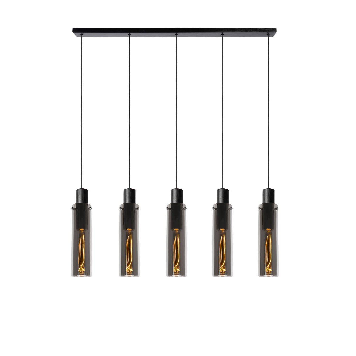 Lucide Orlando hanglamp 5xE27 fumé