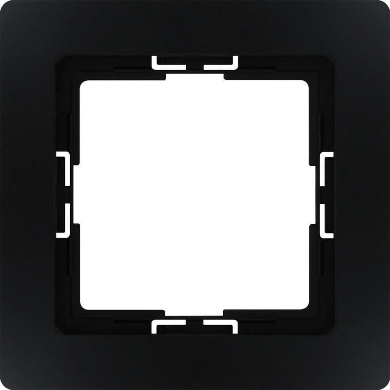 Kopp Paris afdekraam 1-voudig mat zwart