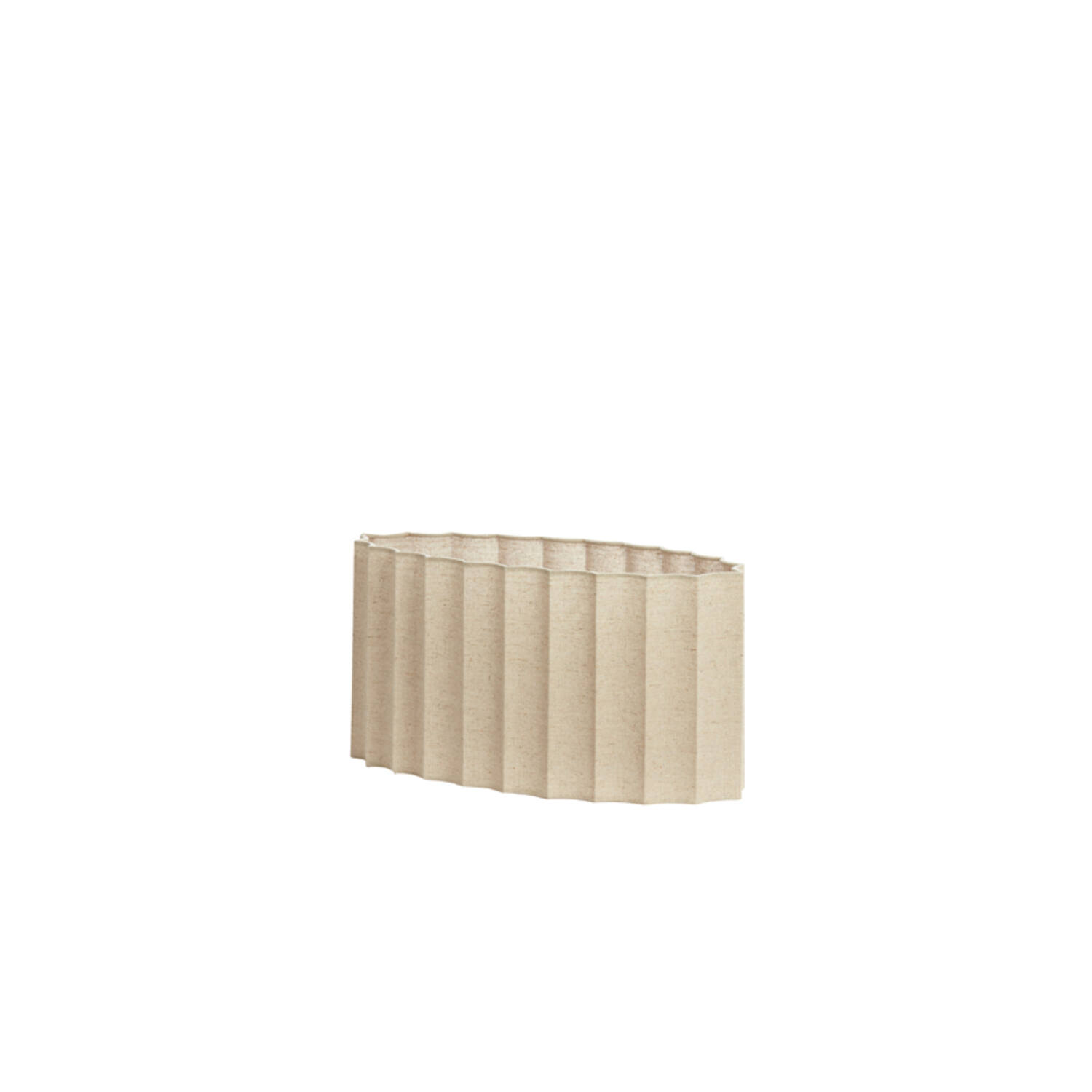 Lampenkap oval straight slim 38-17,5-19 cm DISLI natural