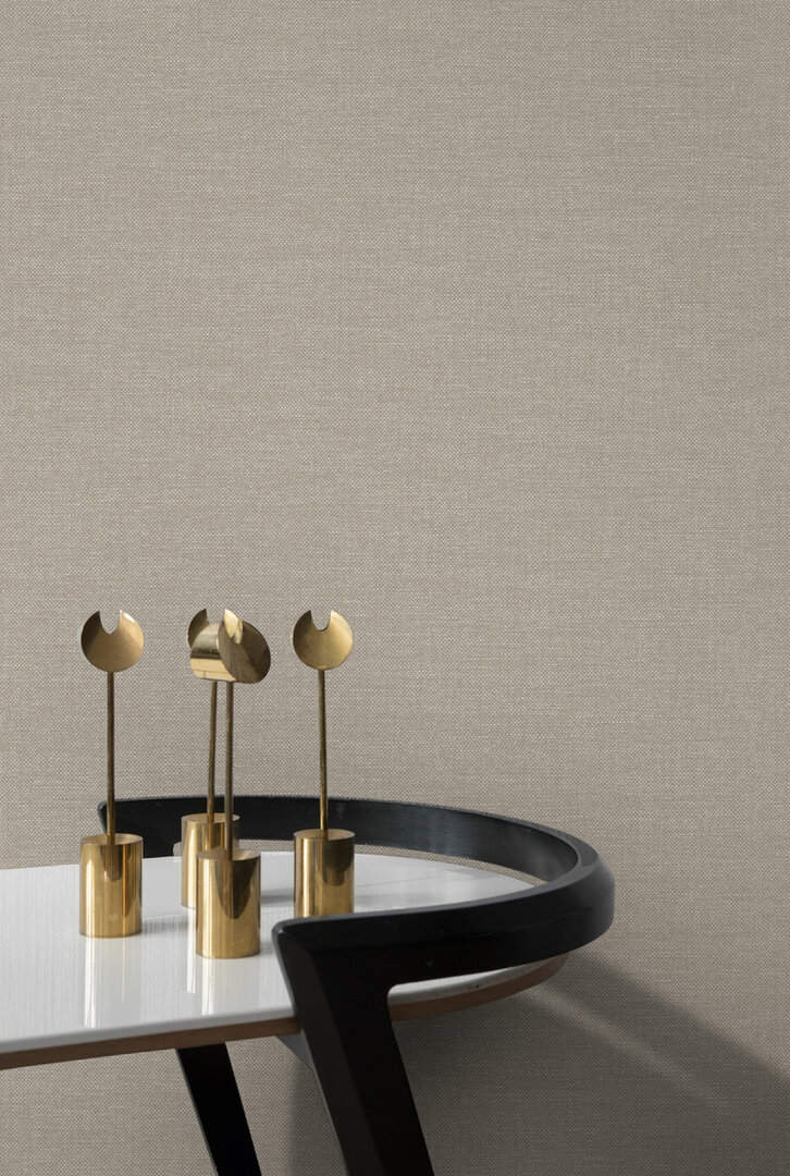 Dutch Wallcoverings Linen Textures vliesbehang taupe