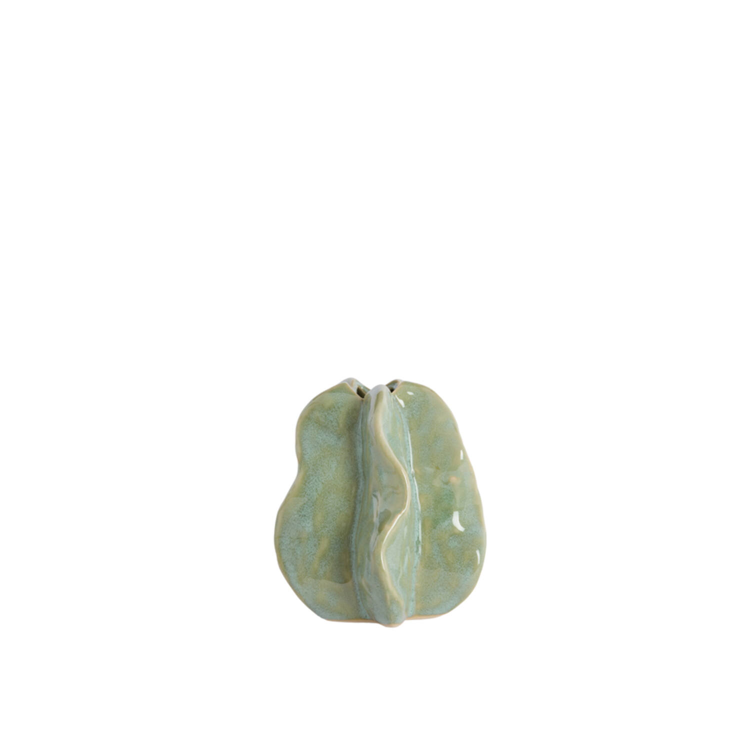 Light & Living Vaas Idrija mintgroen 13,5x12x16,5 cm