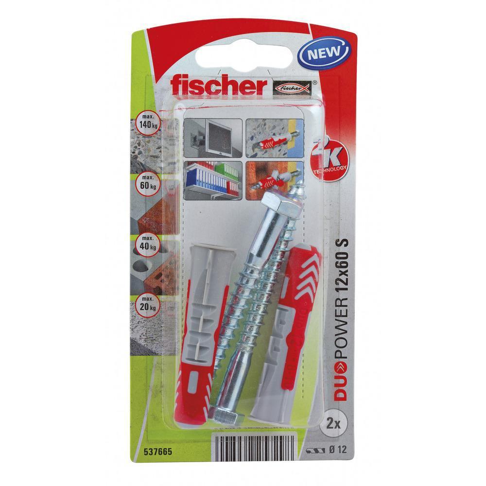 Fischer DUOPOWER 12x60 met zeskantschroef