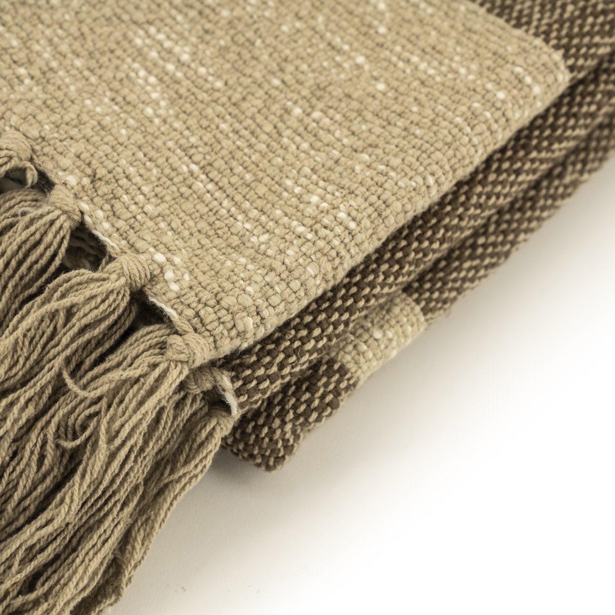 By-Boo plaid Linje bruin B130 × H170 cm