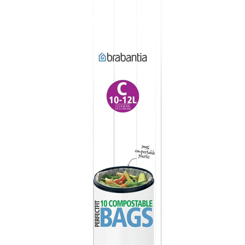 Brabantia PerfectFit afvalzakken Code C 10-12 ltr. 10 st.