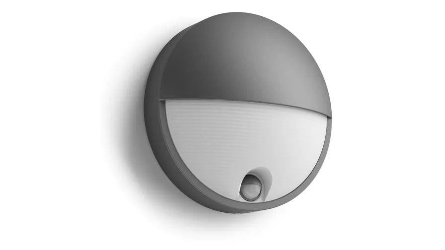 Wandlamp Philips Capricorn antraciet 1x6