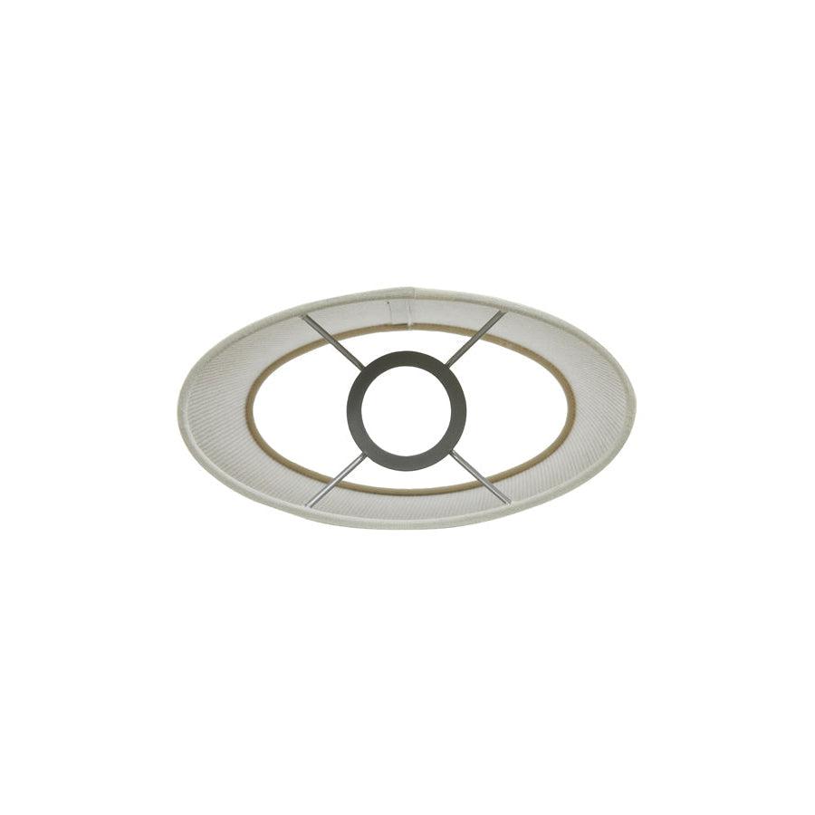 Light & Living kap ellips smal hoog Breska wit