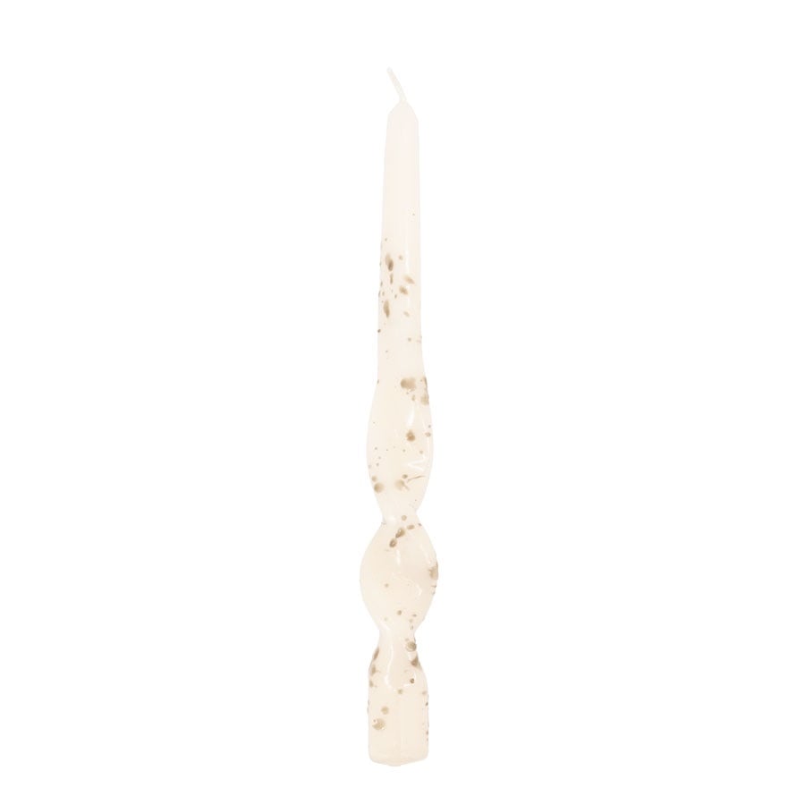By Boo kaars Swirly beige (set van 4)