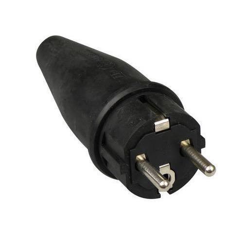 ABL rubber stekker + randaarde