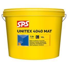 SPS Unitex 4040 Mat wit P binnen-buiten 10 ltr.