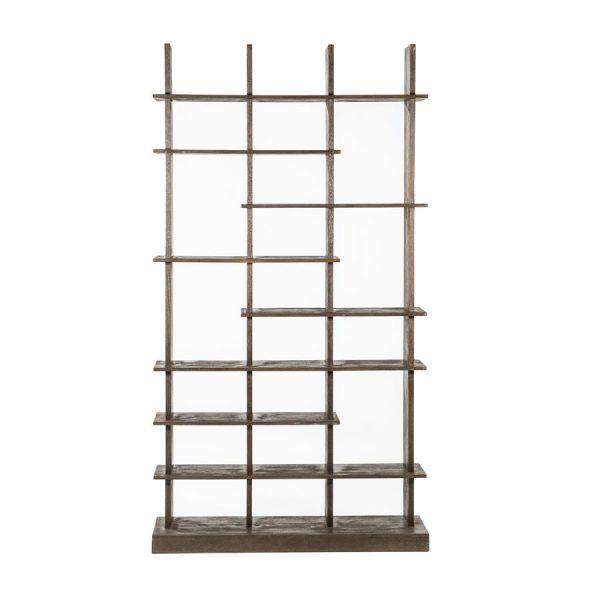 Eleonora Boekenkast Oliver 120x40x220 - bruin