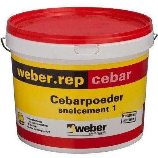 Weber Rep cebar snelcement 1 min. 12 kg.