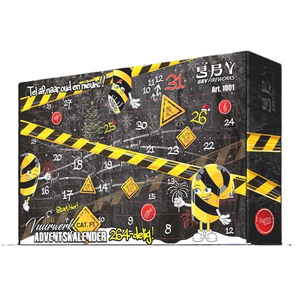 Vuurwerk Adventkalender 264 delig