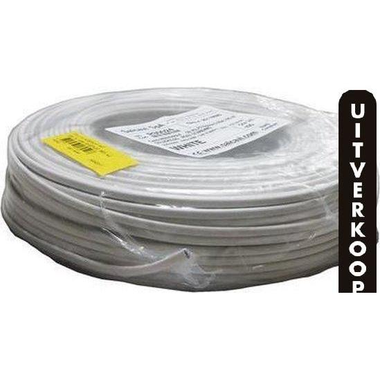 Vmvl huish.rond 2x1 wit 100M