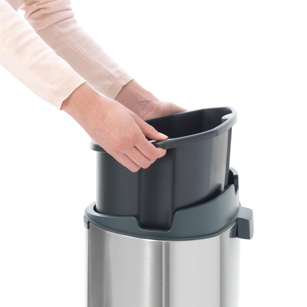 Brabantia Touch Bin afvalemmer 40 ltr. Matt Steel Fingerprint Proof