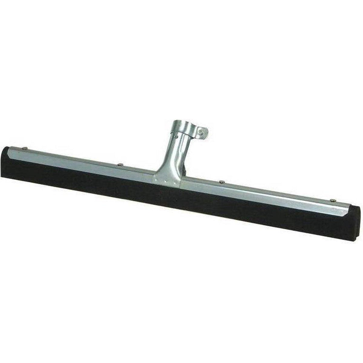 Vloertrekker metaal 45 cm. zwarte rubber MM