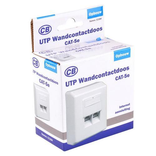 UTP Cat-5e opbouw doos WCD