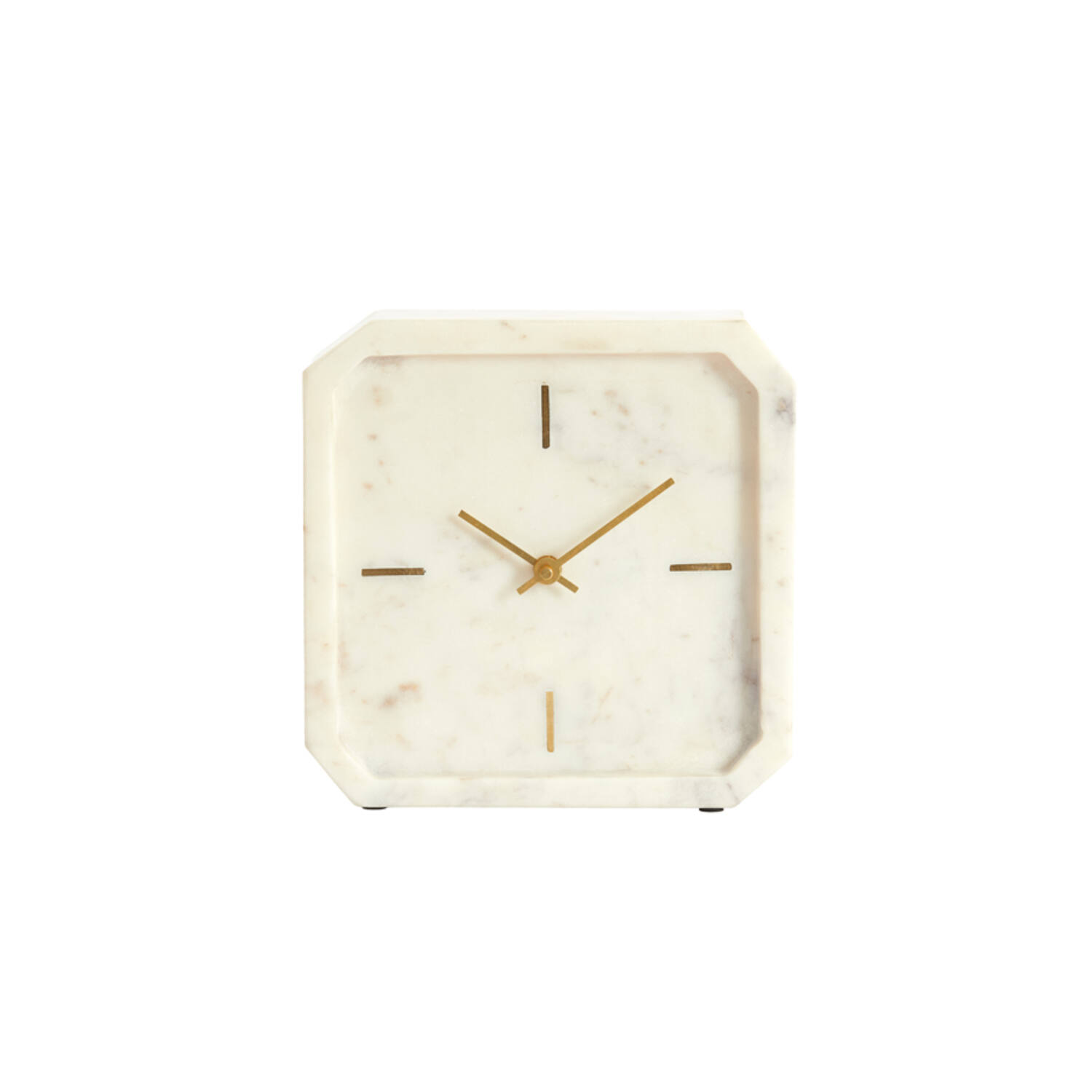Light & Living Klok Pablia wit 20,5x6x20,5 cm