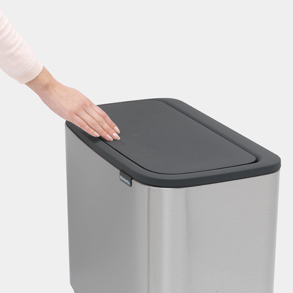 Brabantia Bo Touch Bin afvalemmer 36 ltr. Matt Steel Fingerprint Proof